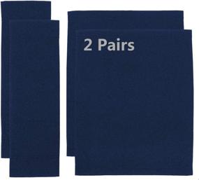 img 4 attached to 🪑 Replacement Canvas Cover for Directors Chair, Navy - Mars 2 Set, Size: 20cm X 52cm + 52cm X 41cm