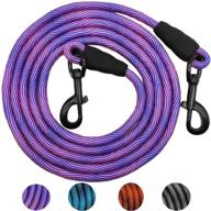 🐶 maypaw 8ft/10ft heavy duty nylon rope dog tie out/check cord - strong training leash 3/8-inch thick - ideal for small, medium & large dogs walking, camping, hiking, playing - indoor & outdoor logo