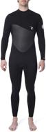 🏄 men's rip curl omega 3/2 full wetsuit with back-zip logo