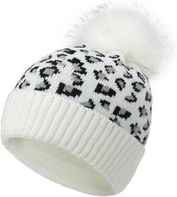 img 3 attached to DANMY Beanie Вязаные Наушники Черные 3 Шт.