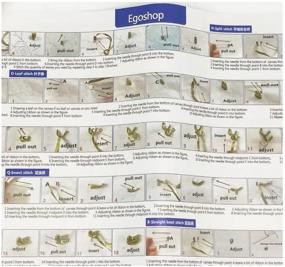 img 1 attached to Egoshop Embroidery Blooming Painting Instruction Needlework and Embroidery