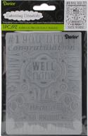 darice embossing folder congrats collage logo