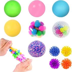 img 4 attached to 🧠 Hokoad Stress Balls Fidget Kids: The Perfect Solution for Stress Relief and Focus Enhancement