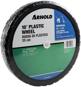 img 1 attached to 🪜 Arnold 10" Lawn Mower Wheel with 50-Pound Load Capacity