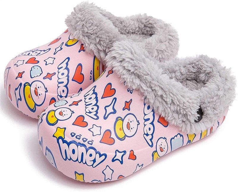 toddler fluffy sandals waterproof slippers boys' shoes 로고