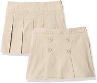 girls pleated button skirts & 👧 skorts by childrens place - trendy girls' clothing logo