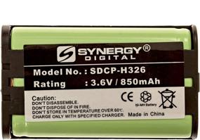 img 4 attached to 🔋 Radio Shack 23-908 Cordless Phone Battery Combo-Pack - 2 x SDCP-H326 Batteries Included!