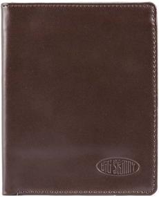 img 4 attached to 👝 Streamlined Style with Big Skinny Hipster Leather Bi Fold Wallet