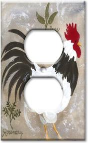 img 4 attached to 🐓 Rooster-Themed Outlet Cover Wall Plate by Jennifer