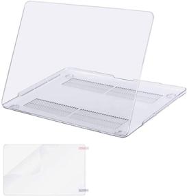 img 4 attached to 📦 MOSISO Crystal Clear Plastic Hard Shell Case Cover & Screen Protector for MacBook Pro 15 inch, Release A1990/A1707 (2019-2016) with Touch Bar