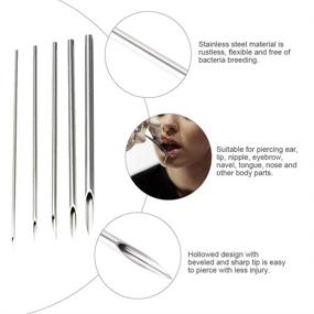 img 1 attached to Belly Piercing Kit Professional Needles