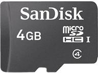 sandisk micro sdhc память sdsdqm 004g логотип