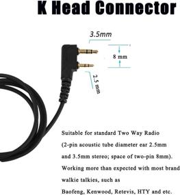 img 2 attached to Earpiece Acoustic Security Headset SAMCOM