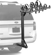 🚲 double foldable 4-bike hitch rack - easy installation for cars, trucks, suvs, and minivans logo