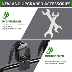 img 1 attached to 🚲 Double Foldable 4-Bike Hitch Rack - Easy Installation for Cars, Trucks, SUVs, and Minivans