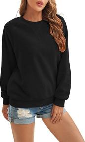 img 3 attached to 👚 Panadila Women's Oversized Sherpa Pullover Sweatshirt – Casual Warm Sweater with Crewneck, Long Sleeve Shirts