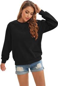 img 2 attached to 👚 Panadila Women's Oversized Sherpa Pullover Sweatshirt – Casual Warm Sweater with Crewneck, Long Sleeve Shirts