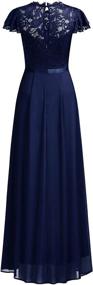 img 1 attached to Miusol Womens Retro Ruffle Bridesmaid Women's Clothing for Dresses