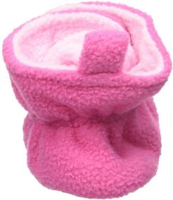 img 2 attached to 👶 Luvable Friends Cozy Fleece Booties for Unisex Babies