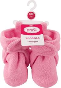 img 1 attached to 👶 Luvable Friends Cozy Fleece Booties for Unisex Babies