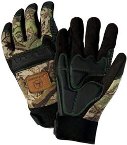 img 1 attached to Deere Anti Vibration Knuckle Gloves JD00011