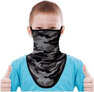 fmdan multicolored gaiter bandana 200121a: boys' cold weather accessories logo