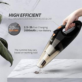 img 1 attached to 🧹 VacLife Handheld Cordless Rechargeable Portable: Ultimate Cleaning Companion for On-the-Go Convenience