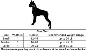 img 1 attached to Alainzeo Martingale Dog Collar - Durable Nylon Collar for Dogs