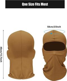 img 3 attached to Zhanmai Balaclava Protection Breathable Motorcycle Outdoor Recreation for Climbing