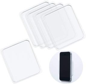 img 4 attached to 📱 Silicone Gel Pads - pack of 15 Anti-Slip Sticky Gripping Pads for Car, Cell-Phone, and Office Use