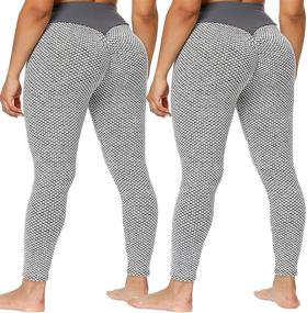 img 4 attached to 🍑 Penates Scrunch Butt Leggings: Lift, Tone, and Control with Anti-Cellulite High Waist Yoga Pants for Women