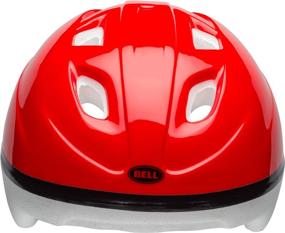 img 3 attached to 🚴 Stay Safe and Stylish with the Bell 7090883 Shadow Toddler Helmet in Vibrant Red - 48-52cm