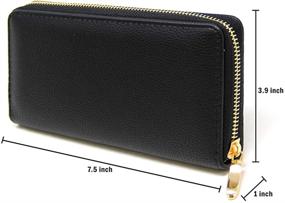 img 3 attached to Me Plus Fashion Leather Zippered Women's Handbags & Wallets for Wallets