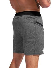 img 3 attached to Premium G Gradual Men's 7" Athletic Gym Shorts: Quick Dry Workout Running Shorts with Convenient Zipper Pockets