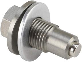 img 4 attached to 🔧 VOTEX - USA-Made - DP004 Stainless Steel Engine Oil Drain Plug with Neodymium Magnet (1/2 X 20 X 25 MM)