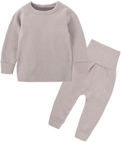img 4 attached to 🧥 Stay Cozy with 3M 8T Cotton Thermal Underwear Pajama for Boys