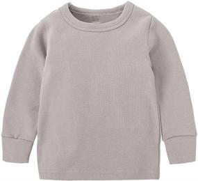 img 3 attached to 🧥 Stay Cozy with 3M 8T Cotton Thermal Underwear Pajama for Boys