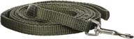 hamilton cotton drab training lead: 5/8-inch by 10-feet olive - ultimate control for effective pet training logo