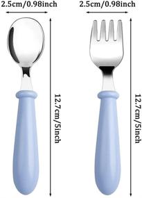 img 2 attached to Toddler Stainless Utensils ChildrenS Cutlery