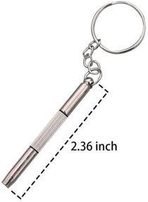 img 2 attached to Keychain Eyeglass Screwdriver Stainless Sunglasses