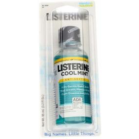 img 1 attached to Listerine Антисептическая жидкость для полоскания рта Breath Travel