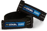 👣 stabilicers тракционные накладки с ремнями для пальцев со струящимся снегом - универсальный размер для улучшенного сцепления логотип