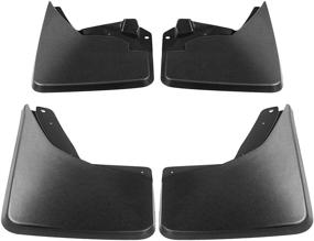 img 2 attached to A-Premium Набор брызговиков-лепестков Mud Flaps Mudguards для Hummer H3 2006-2010 - передние и задние, набор из 4 штук