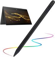 🖊️ hp envy x360 convertible 2-in-1 laptop stylus pens (15.6") - active stylus digital pen with 1.5mm ultra fine tip - black logo