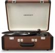 crosley portfolio bluetooth suitcase turntable logo