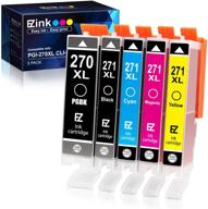 🖨️ e-z ink (tm) compatible cartridge set for canon pgi-270xl cli-271xl, 5 pack - mg6820 mg5720 mg7720 logo