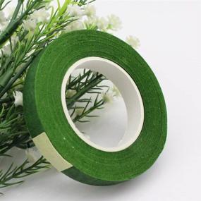 img 1 attached to 🌿 CCINEE Dark Green Floral Arranging Kits - 1/2 Inch Floral Tapes with Floral Wire and Straight Pearl Head Pins, Pack of 5