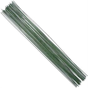 img 2 attached to 🌿 CCINEE Dark Green Floral Arranging Kits - 1/2 Inch Floral Tapes with Floral Wire and Straight Pearl Head Pins, Pack of 5