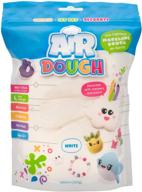 white air dough - lightweight, air dry, non-toxic modeling clay with tutorial videos in a resealable bag (educational, diy create & decorate, children's gifts, arts & crafts for boys & girls) logo