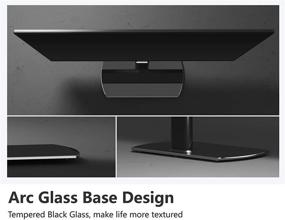 img 3 attached to Fitueyes Universal TV Stand with Swivel & Height Adjustment for 32-65 inch Flat Screens - Holds up to 88lbs